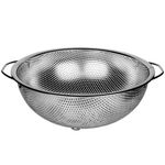 Casa si Gradina - Bucatarie si vesela - Ustensile bucatarie - Site bucatarie, strecuratori si accesorii - Strecuratoare metalica, 25 cm, maner plastic, argintiu - Infinity.ro