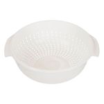 Casa si Gradina - Bucatarie si vesela - Ustensile bucatarie - Site bucatarie, strecuratori si accesorii - Strecuratoare plastic, 29 x 10cm, alb - Infinity.ro