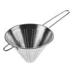 Casa si Gradina - Bucatarie si vesela - Ustensile bucatarie - Site bucatarie, strecuratori si accesorii - Strecuratoare metalica, conica, diametru 18 x 14cm, maner 16cm - Infinity.ro