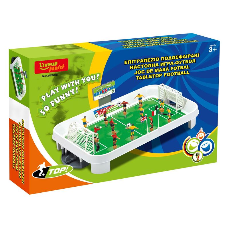 Sport si Outdoor - Alte sporturi - Mese fusball - Fotbal de masa junior, 68008, indicator scor, multicolor, jucatori cu arc - Infinity.ro