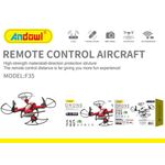 TV, Audio-Video si Foto - Camere de actiune si drone - Drone - Drona cu camera video 4K, F35, baterie 3.7V 600mAh, timp zbor 9 minute, 30 m distanta, rosu - Infinity.ro