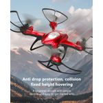TV, Audio-Video si Foto - Camere de actiune si drone - Drone - Drona cu camera video 4K, F35, baterie 3.7V 600mAh, timp zbor 9 minute, 30 m distanta, rosu - Infinity.ro