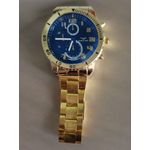 Fashion, accesorii si bijuterii - Barbati - Bijuterii barbati - Ceasuri barbati - Ceas elegant barbatesc, bratara metalica aurie, mecanism quartz, display analog - Infinity.ro