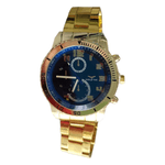 Fashion, accesorii si bijuterii - Barbati - Bijuterii barbati - Ceasuri barbati - Ceas elegant barbatesc, bratara metalica aurie, mecanism quartz, display analog - Infinity.ro