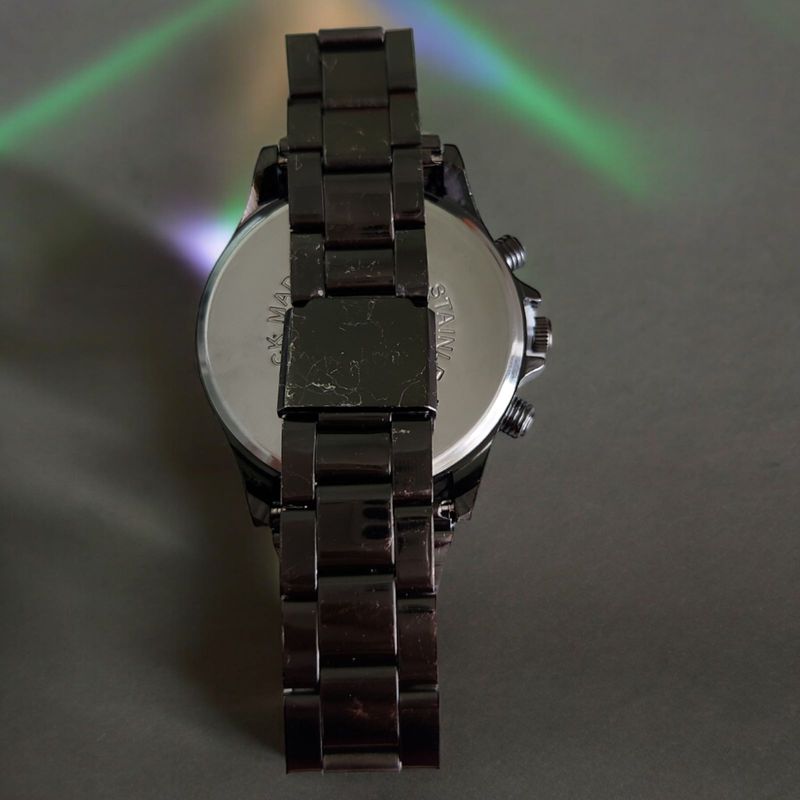 Fashion, accesorii si bijuterii - Barbati - Bijuterii barbati - Ceasuri barbati - Ceas casual/elegant barbatesc, gri vintage, mecanism quartz, display analog, curea metalica - Infinity.ro