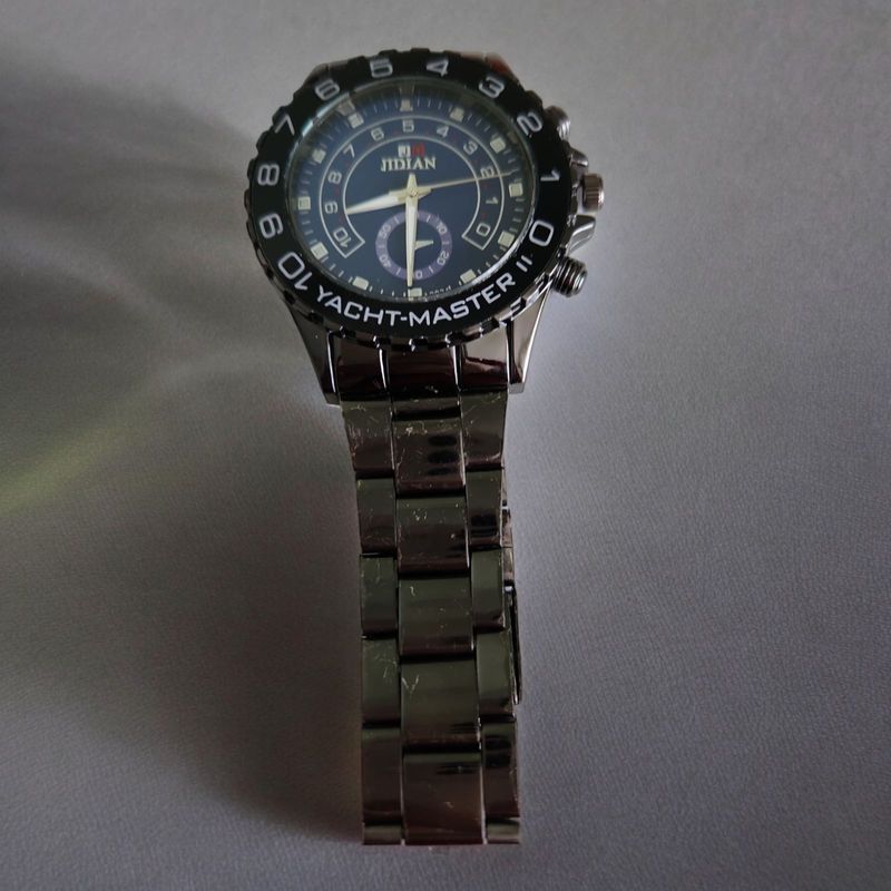 Fashion, accesorii si bijuterii - Barbati - Bijuterii barbati - Ceasuri barbati - Ceas casual/elegant barbatesc, gri vintage, mecanism quartz, display analog, curea metalica - Infinity.ro