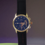 Fashion, accesorii si bijuterii - Barbati - Bijuterii barbati - Ceasuri barbati - Ceas barbatesc, ecran cu reflexe negru-albastru, display analog, mecanism quartz, curea din silicon - Infinity.ro