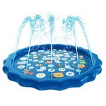 Casa si Gradina - Gradina si terasa - Piscine si accesorii - Piscine copii - Piscina cu stropitoare pentru copii, din PVC, diametru 100cm, albastru - Infinity.ro