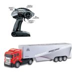 Jucarii, Copii si Bebe - Jucarii si jocuri - Vehicule si jucarii cu telecomanda - Utilaje constructie de jucarie - Camion telecomanda, road rage, 1:32, cu lumina colorata, multicolor, telecomanda 2.4 ghz - Infinity.ro
