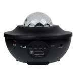 Casa si Gradina - Corpuri si surse de iluminat - Iluminat comercial si industrial - Proiectoare si lampi de lucru - Proiector led camera, model cu telecomanda, functii luminozitate si redare muzica, negru - Infinity.ro