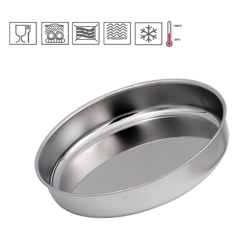 Casa si Gradina - Bucatarie si vesela - Vase pentru gatit - Tavi copt - Tava copt, inox, 30x 6 cm, potrivita pentru masina de spalat vase - Infinity.ro
