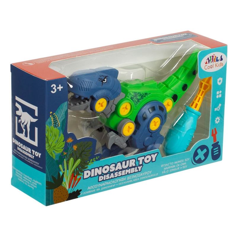 Jucarii, Copii si Bebe - Jucarii si jocuri - Jucarii & jocuri educative - Jucarii interactive - Jucarie constructiva dinozaur, multicolor, asamblare demontare, varsta 3+ ani - Infinity.ro