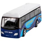 Jucarii, Copii si Bebe - Jucarii si jocuri - Vehicule si jucarii cu telecomanda - Masinute - Vehicul die cast, autobuz de oras, 1:64, culoare albastru, metal, 8 x 3 x 3 cm - Infinity.ro