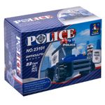 Jucarii, Copii si Bebe - Jucarii si jocuri - Seturi de constructie si cuburi - Seturi de constructie - Set blocuri constructie, vehicul politie, 33 piese, multicolor - Infinity.ro