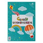 Carti si Birotica - Rechizite - Pictura si desen - Blocuri desen - Bloc hartie autoadeziva multicolor, a4, glase, 8 file, 165-170gsm - Infinity.ro