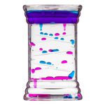 Casa si Gradina - Decoratiuni - Obiecte decorative - Accesorii decorative - Clepsidra plastic, model transparent, multicolor, dimensiuni 9 x 4 x 14cm - Infinity.ro
