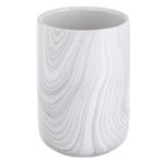 Casa si Gradina - Sanitare - Suporturi si accesorii baie - Suporturi baie - Suport periuta de dinti, ceramic, model marble, diametru 7 cm, inaltime 10.5 cm - Infinity.ro