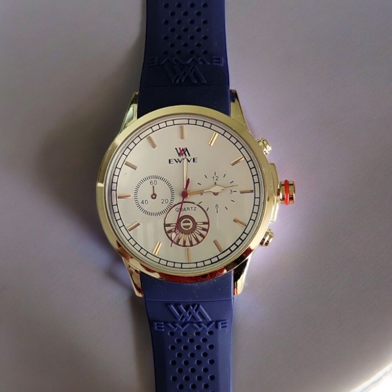 Fashion, accesorii si bijuterii - Barbati - Bijuterii barbati - Ceasuri barbati - Ceas barbatesc casual, curea din silicon, bleumarin, mecanism quartz, display analog - Infinity.ro