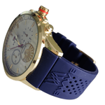 Fashion, accesorii si bijuterii - Barbati - Bijuterii barbati - Ceasuri barbati - Ceas barbatesc casual, curea din silicon, bleumarin, mecanism quartz, display analog - Infinity.ro