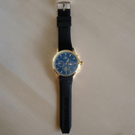 Fashion, accesorii si bijuterii - Barbati - Bijuterii barbati - Ceasuri barbati - Ceas casual barbatesc, cadran cu reflexe negru-albastru, curea din silicon, display analog, mecanism quartz - Infinity.ro