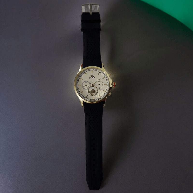 Fashion, accesorii si bijuterii - Barbati - Bijuterii barbati - Ceasuri barbati - Ceas casual barbatesc, display analog, mecanism quartz, curea neagra din silicon - Infinity.ro