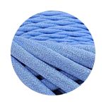 Casa si Gradina - Decoratiuni - DIY - Articole mercerie - Fir panglica pentru crosetat tricotat si macrame, KaDi Extra Small, 3-5 mm, 110 m, 100% bumbac, culoare Albastru Cerului - Infinity.ro