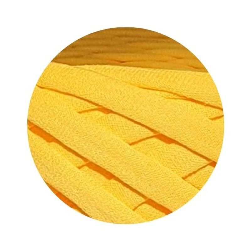 Casa si Gradina - Decoratiuni - DIY - Articole mercerie - Fir panglica pentru crosetat tricotat si macrame, KaDi Small, 5-7 mm, 110 m, 100% bumbac, culoare Pepene - Infinity.ro