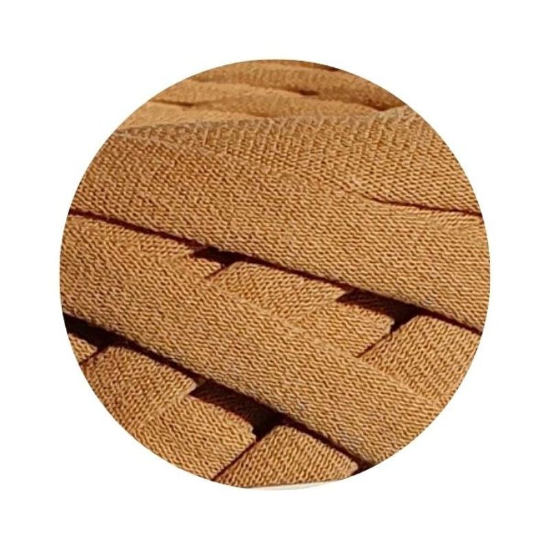 Casa si Gradina - Decoratiuni - DIY - Articole mercerie - Fir panglica pentru crosetat tricotat si macrame, KaDi Large, 9-11 mm, 110 m, 100% bumbac, culoare Caramel - Infinity.ro