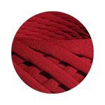 Casa si Gradina - Decoratiuni - DIY - Articole mercerie - Fir panglica pentru crosetat tricotat si macrame, KaDi Small, 5-7 mm, 110 m, 100% bumbac, culoare Bordo - Infinity.ro
