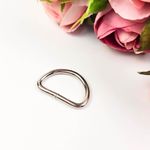 Casa si Gradina - Decoratiuni - DIY - Articole mercerie - Inel metalic D 20 mm subtire, Nikel - Infinity.ro