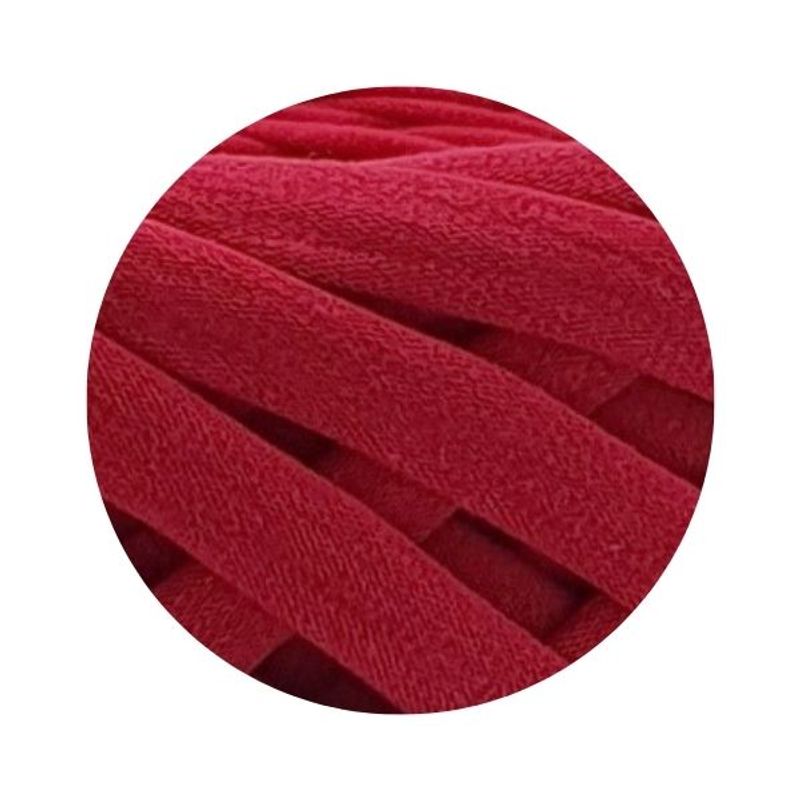 Casa si Gradina - Decoratiuni - DIY - Articole mercerie - Fir panglica pentru crosetat tricotat si macrame, KaDi Medium, 7-9 mm, 110 m, 100% bumbac, culoare Viva Magenta - Infinity.ro