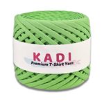 Casa si Gradina - Decoratiuni - DIY - Articole mercerie - Fir panglica gros pentru tricotat pe maini, KaDi Extra Large, 13-15 mm, 50 m, 100% bumbac, culoare Kiwi - Infinity.ro