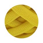 Casa si Gradina - Decoratiuni - DIY - Articole mercerie - Fir panglica pentru crosetat tricotat si macrame, KaDi Medium, 7-9 mm, 110 m, 100% bumbac, culoare Lamaie - Infinity.ro