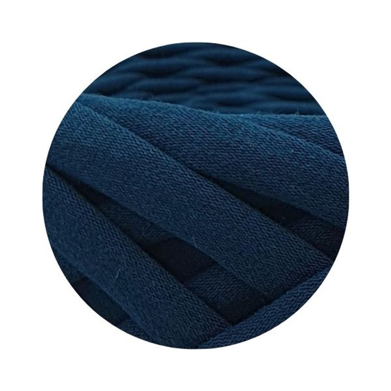 Casa si Gradina - Decoratiuni - DIY - Articole mercerie - Fir panglica pentru crosetat tricotat si macrame, KaDi Medium, 7-9 mm, 110 m, 100% bumbac, culoare Petrol - Infinity.ro