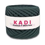 Casa si Gradina - Decoratiuni - DIY - Articole mercerie - Fir panglica pentru crosetat tricotat si macrame, KaDi Extra Small, 3-5 mm, 110 m, 100% bumbac, culoare Verde Ultramarin - Infinity.ro