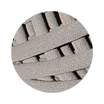 Casa si Gradina - Decoratiuni - DIY - Articole mercerie - Fir panglica pentru crosetat tricotat si macrame, KaDi Medium, 7-9 mm, 110 m, 100% bumbac, culoare Ciment - Infinity.ro