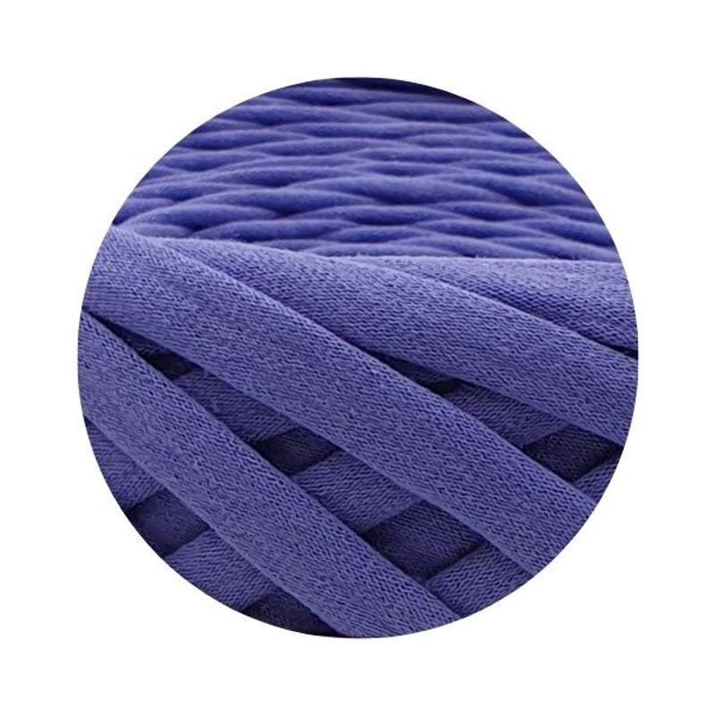 Casa si Gradina - Decoratiuni - DIY - Articole mercerie - Fir panglica pentru crosetat tricotat si macrame, KaDi Large, 9-11 mm, 110 m, 100% bumbac, culoare Very Peri - Infinity.ro