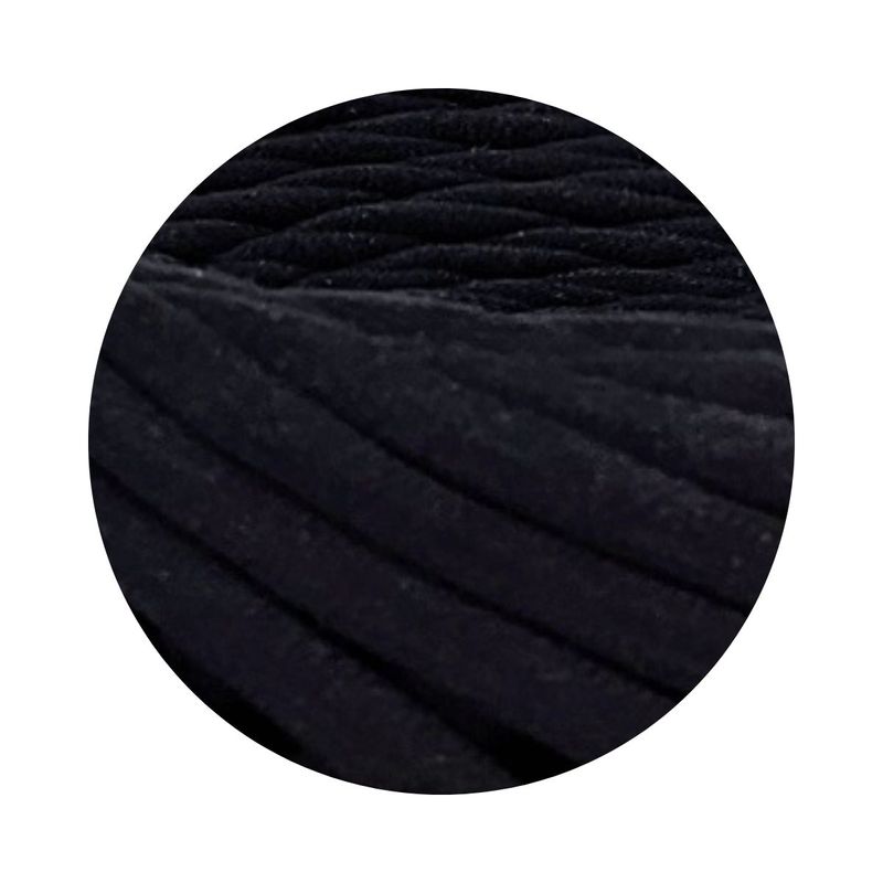 Casa si Gradina - Decoratiuni - DIY - Articole mercerie - Fir panglica gros pentru tricotat pe maini, KaDi Extra Large, 13-15 mm, 50 m, 100% bumbac, culoare Negru - Infinity.ro