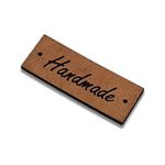 Casa si Gradina - Decoratiuni - DIY - Articole mercerie - Eticheta piele naturala “Handmade”, Natur - Infinity.ro