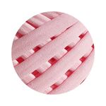 Casa si Gradina - Decoratiuni - DIY - Articole mercerie - Fir panglica pentru crosetat tricotat si macrame, KaDi Large, 9-11 mm, 110 m, 100% bumbac, culoare Roz Pastel - Infinity.ro