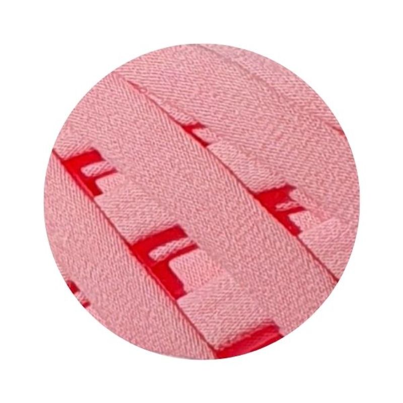 Casa si Gradina - Decoratiuni - DIY - Articole mercerie - Fir panglica pentru crosetat tricotat si macrame, KaDi Medium, 7-9 mm, 110 m, 100% bumbac, culoare Roz - Infinity.ro