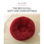 Petshop - Accesorii petshop - Culcusuri si custi - Culcusuri si saltele - Pat pentru animale de companie, Caini si pisici de talie mica,Diametru 50 cm, Pufos - Albastru - Infinity.ro