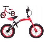 Sport si Outdoor - Ciclism - Biciclete pentru copii - Bicicleta pentru copii 3 ani+, fara pedale cu cadru reversibil Boomerang WB-06, rosu - Infinity.ro