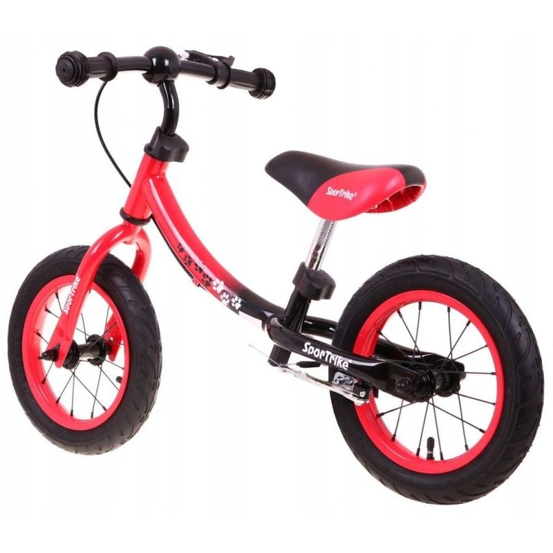 Sport si Outdoor - Ciclism - Biciclete pentru copii - Bicicleta pentru copii 3 ani+, fara pedale cu cadru reversibil Boomerang WB-06, rosu - Infinity.ro