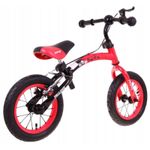 Sport si Outdoor - Ciclism - Biciclete pentru copii - Bicicleta pentru copii 3 ani+, fara pedale cu cadru reversibil Boomerang WB-06, rosu - Infinity.ro
