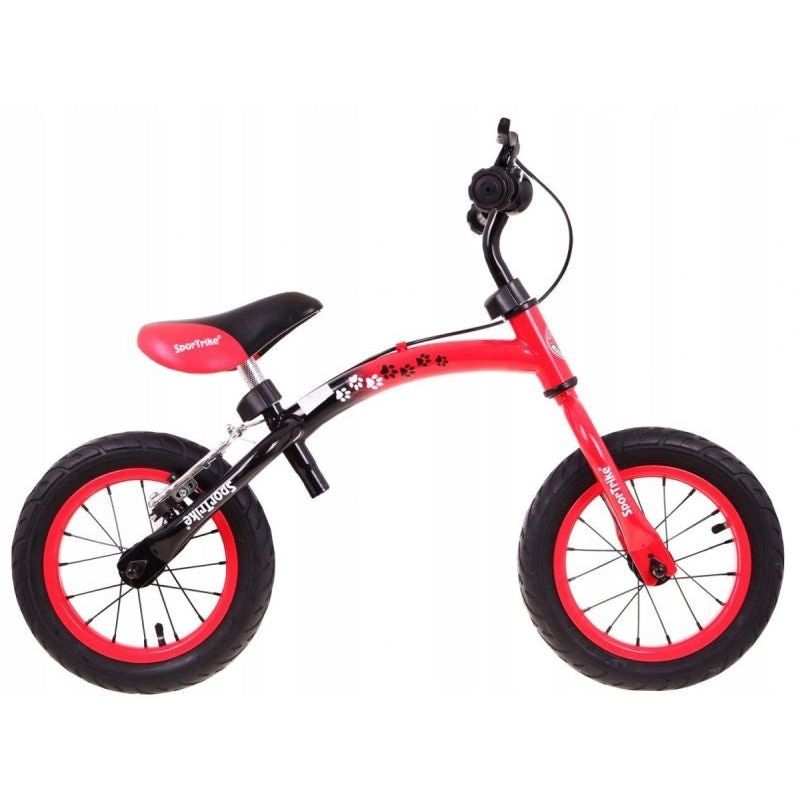 Sport si Outdoor - Ciclism - Biciclete pentru copii - Bicicleta pentru copii 3 ani+, fara pedale cu cadru reversibil Boomerang WB-06, rosu - Infinity.ro