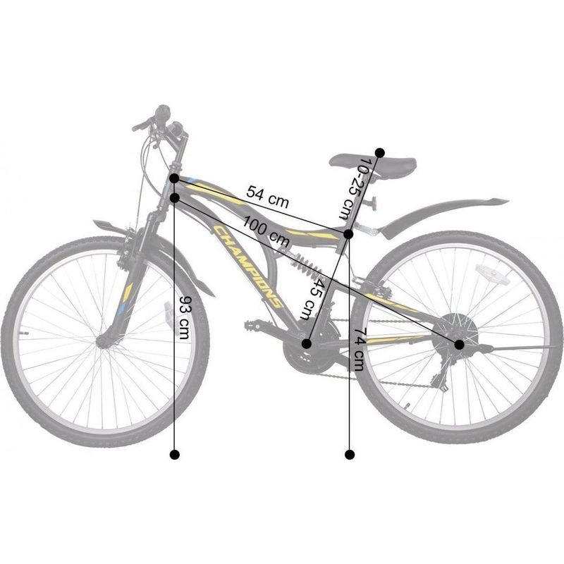 Sport si Outdoor - Ciclism - Biciclete pentru adulți - Mountainbike - Bicicleta mountain bike Arizona, 26", MalTrack, galben - Infinity.ro