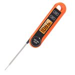 Casa si Gradina - Bucatarie si vesela - Ustensile bucatarie - Termometre bucatarie - Termometru alimentar digital cu citire imediata, masoara intre -50°C si +300°C, portocaliu - Infinity.ro