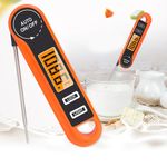 Casa si Gradina - Bucatarie si vesela - Ustensile bucatarie - Termometre bucatarie - Termometru alimentar digital cu citire imediata, masoara intre -50°C si +300°C, portocaliu - Infinity.ro
