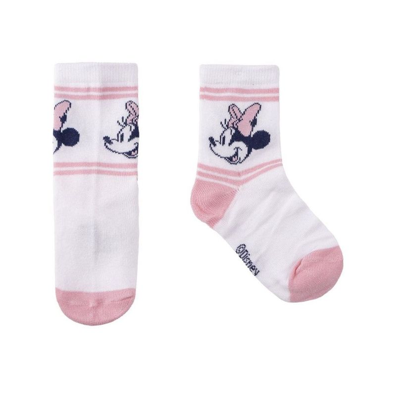 Fashion, accesorii si bijuterii - Copii - Lenjerie si pijamale copii - Sosete si dresuri copii - Set 3 perechi de sosete, marimea 27-30 EU, Cerda, Minnie Mouse - Infinity.ro